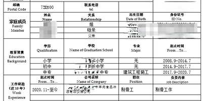 澳洲482雇主担保签证工作申请简历怎么写？